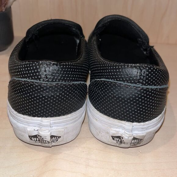 VANS • Perf Leather Classic Slip-Ons • Size 6 - Picture 3 of 6
